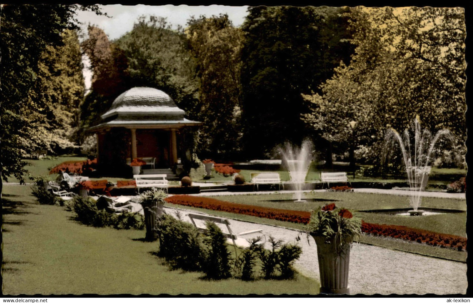 Ansichtskarte Bad Nenndorf Sonnengarten - Colorfoto AK 1958 - Bad Nenndorf