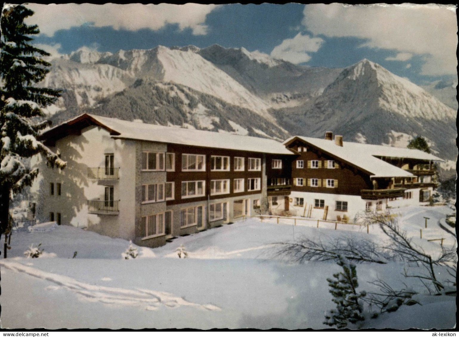 Ansichtskarte Sonthofen Allgäuer Berghof Mit Alpe Eck Im Winter 1972 - Sonthofen