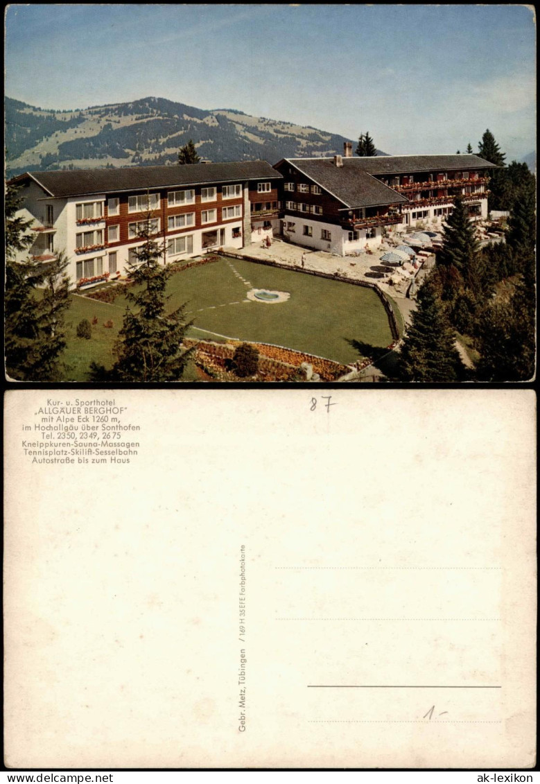 Ansichtskarte Sonthofen Allgäuer Berghof 1977 - Sonthofen