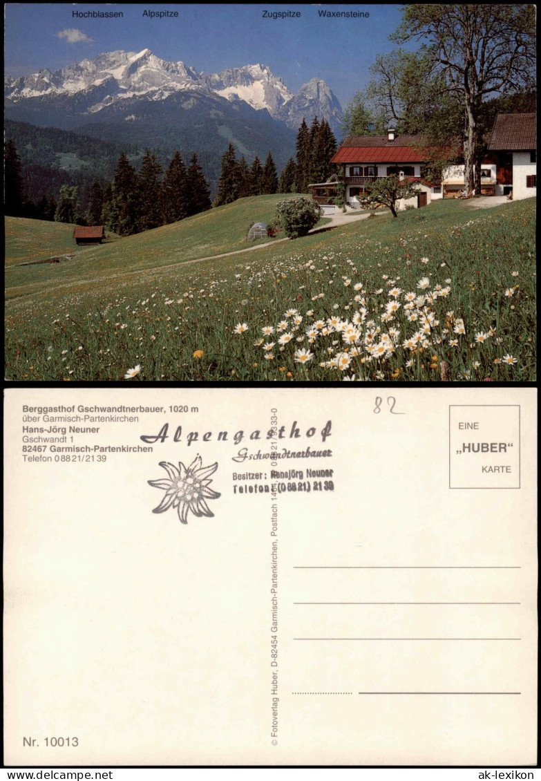 Garmisch-Partenkirchen Berggasthof Gschwandtnerbauer, 1020 M 1982 - Garmisch-Partenkirchen