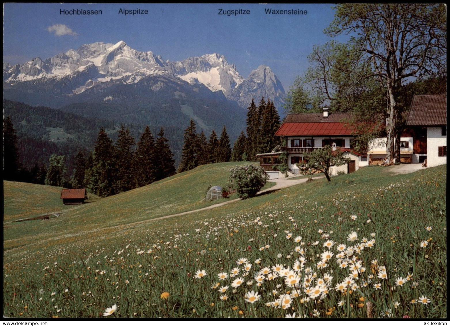 Garmisch-Partenkirchen Berggasthof Gschwandtnerbauer, 1020 M 1982 - Garmisch-Partenkirchen