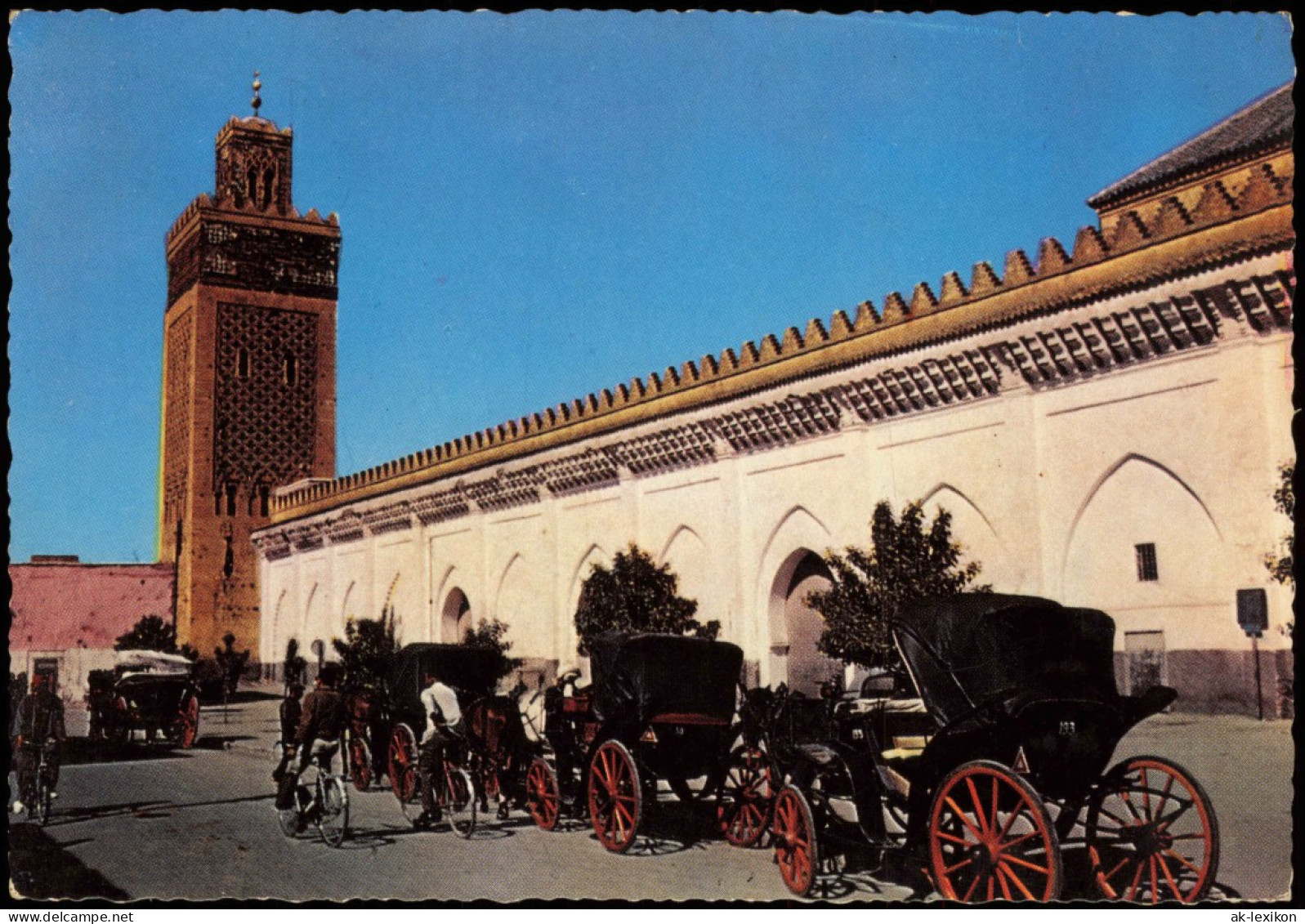 Postcard Marrakesch Mosquée Des Saadiens Die Saadier Moschee 1970 - Marrakech