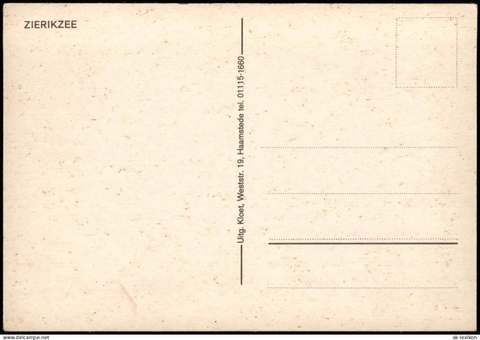Postkaart Zierikzee Ortsansicht, Kleine Schiffe, Anlegestelle 1970 - Altri & Non Classificati