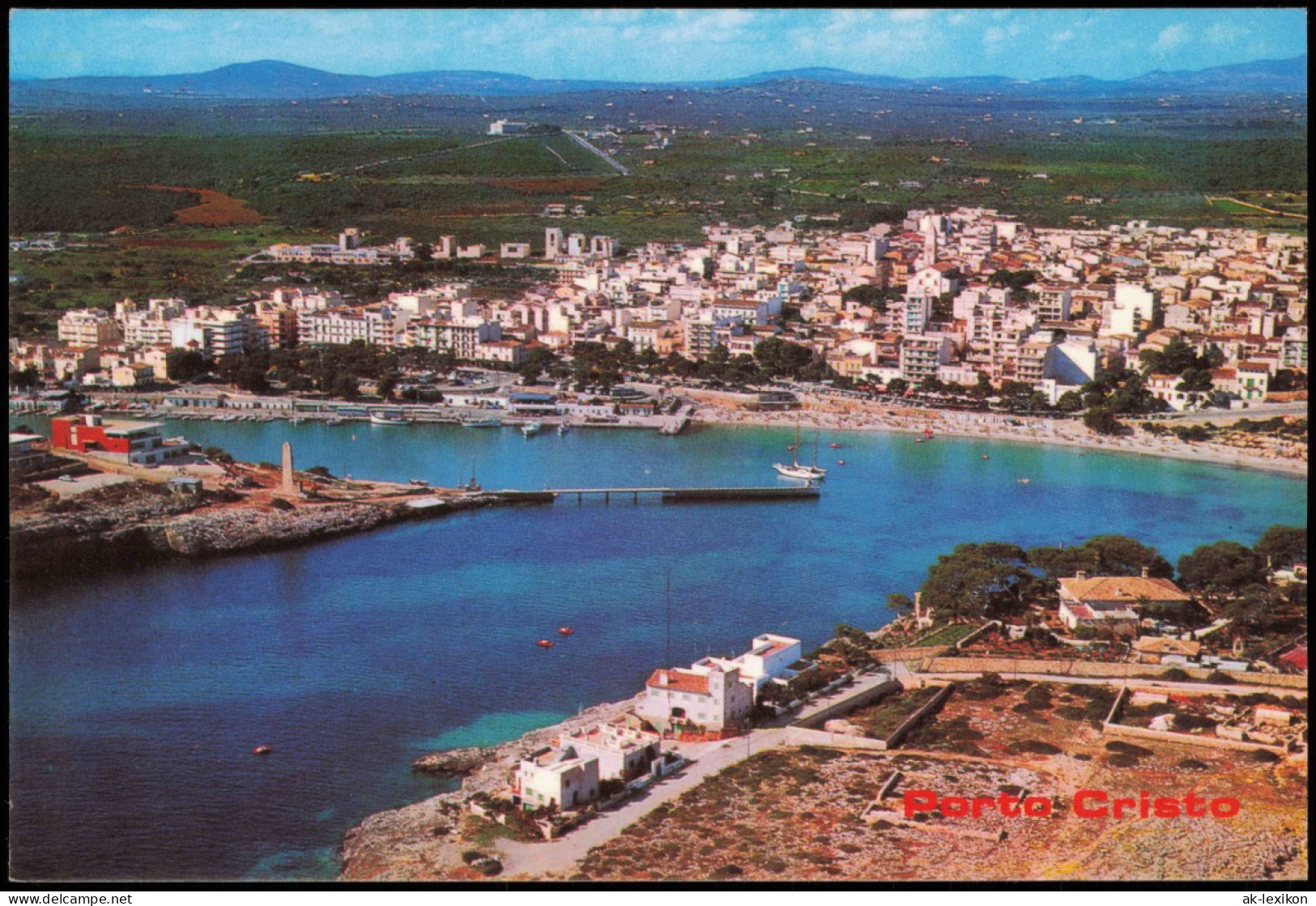 Postales Porto Cristo (Mallorca) Luftbild 1977 - Sonstige & Ohne Zuordnung