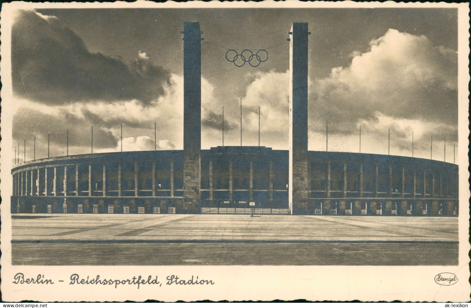 Ansichtskarte Berlin Olympiastadion / Reichssportfeld 1936  Gel 1947 - Other & Unclassified