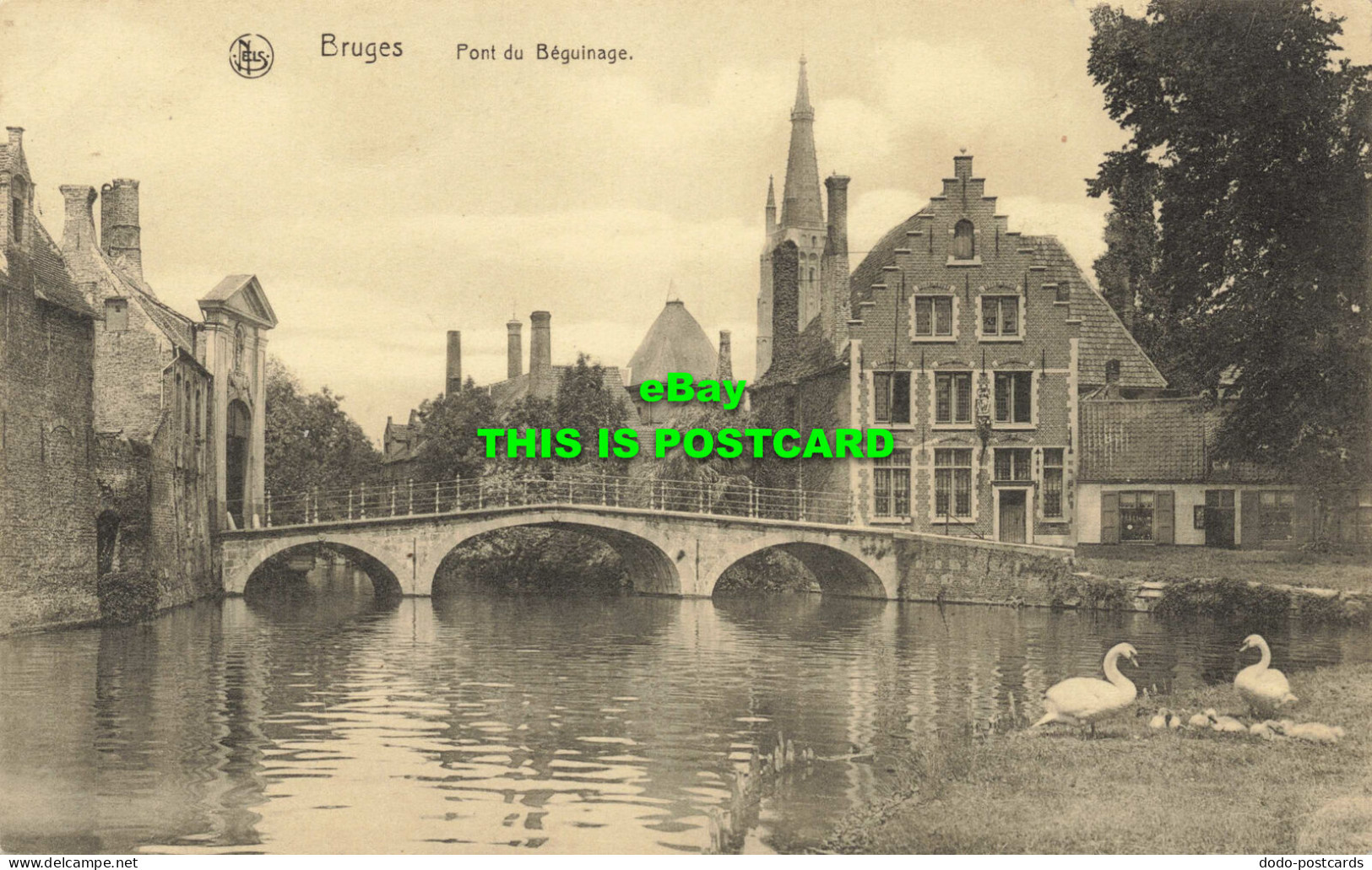 R568104 Nels. Bruges. Pont Du Beguinage. Ern. Thill. Bruxelles. Serie 12. No. 8 - World