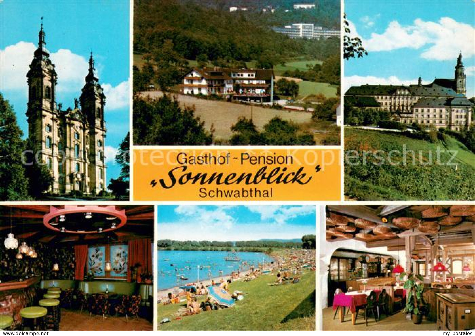 73654840 Schwabthal Kirche Gasthof Pension Sonnenblick Bar Gaststube Strand Schw - Staffelstein