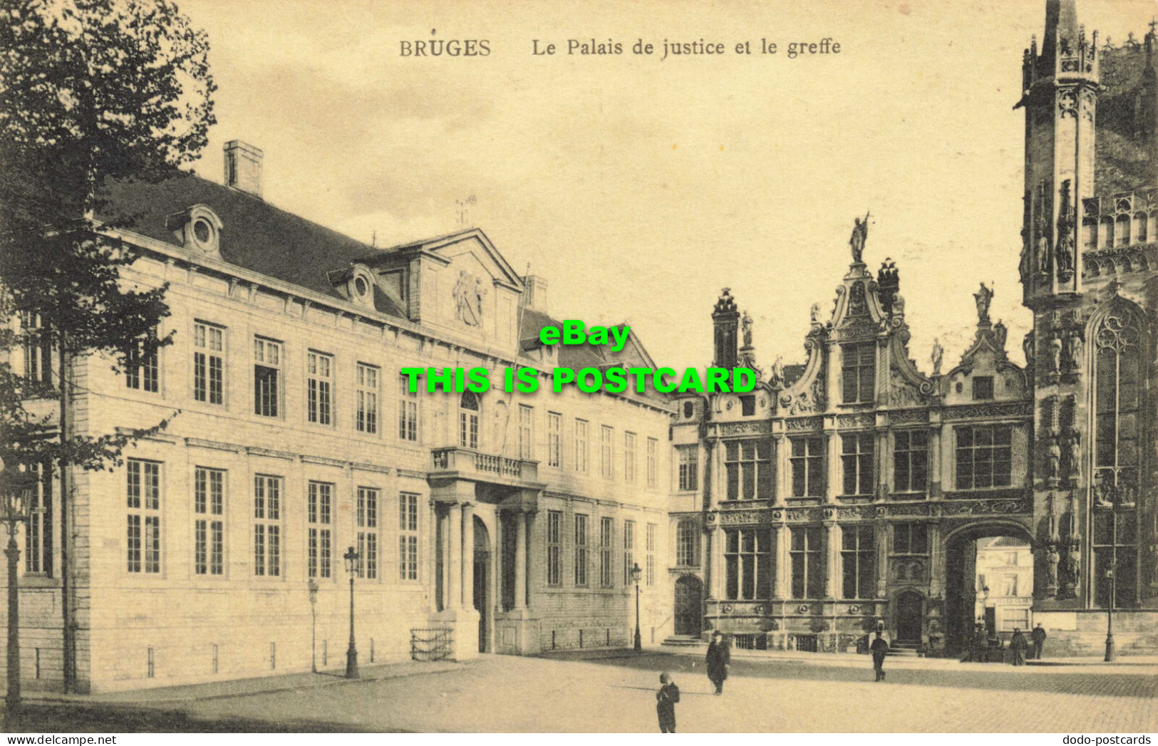 R568105 Bruges. Le Palais De Justice Et Le Greffe. E. Lilot. Bruxelles - World