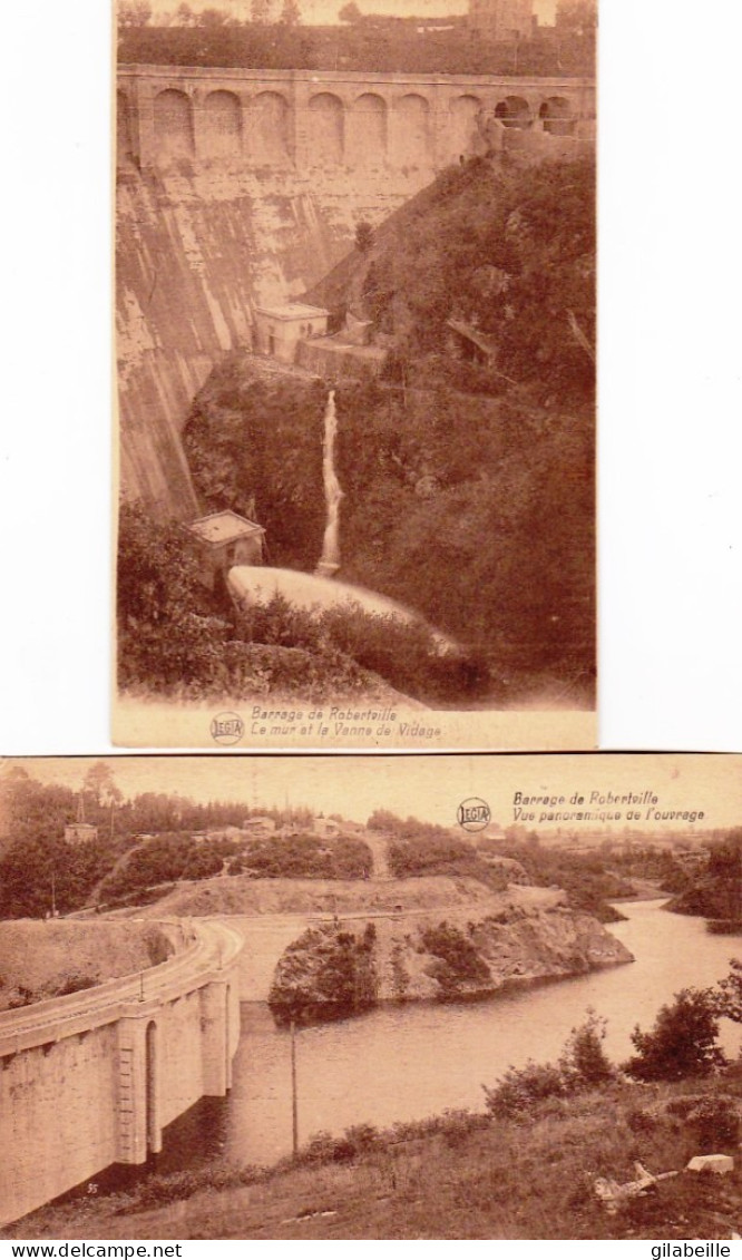 Waimes Weismes - Robertville - Le Barrage - Lot 2 CARTES - Waimes - Weismes