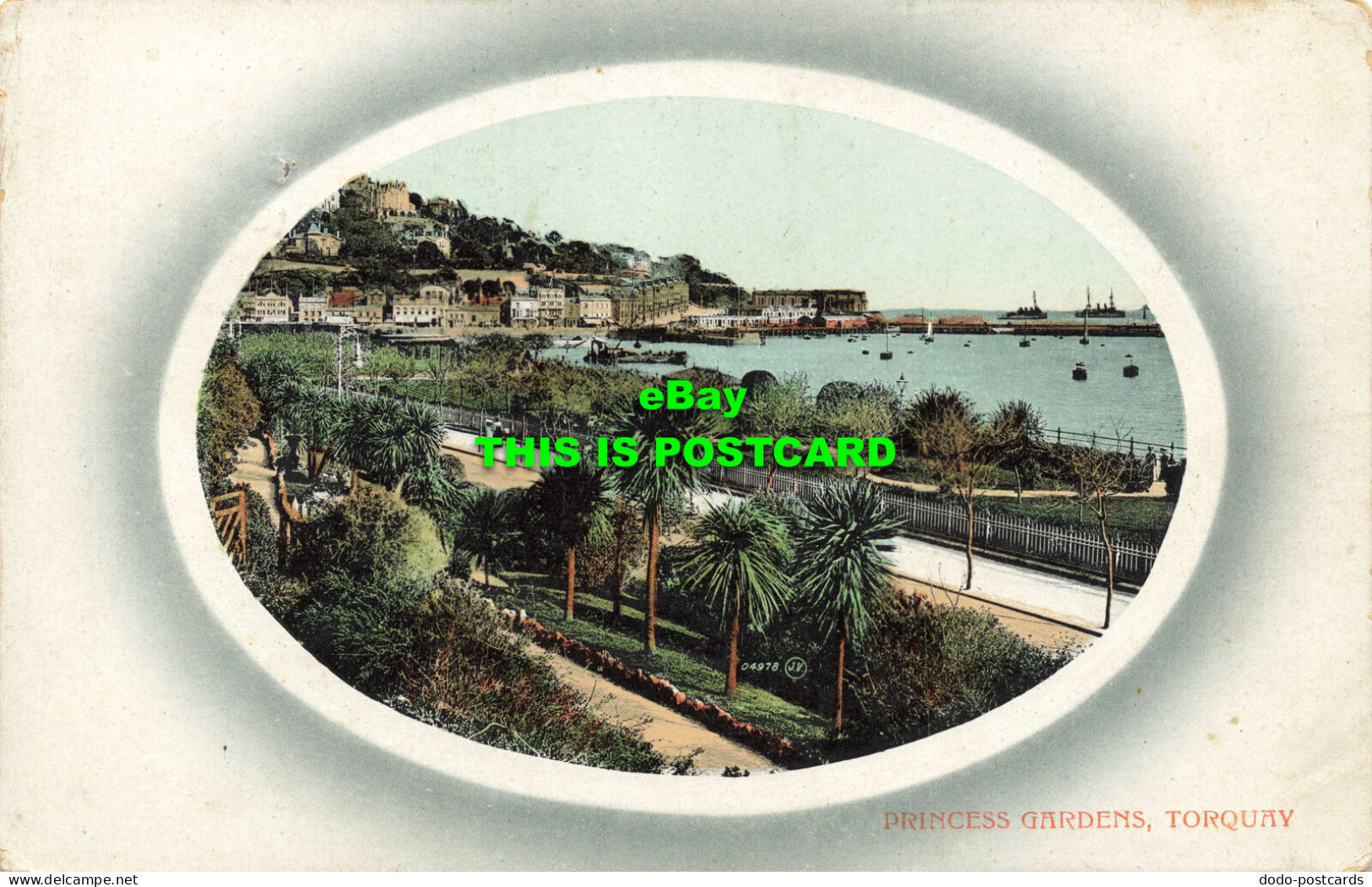 R568499 Princess Gardens. Torquay. 04978. Valentines Series. 1909 - Mundo