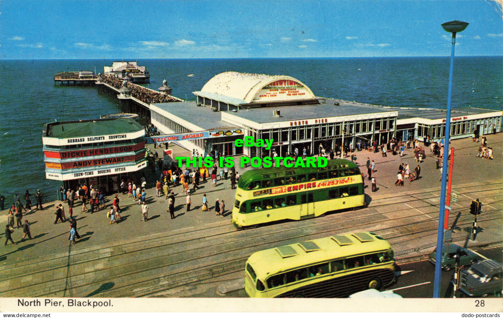 R569133 North Pier. Blackpool. 28. Color Gloss View Series. Bamforth. 1971 - Mundo