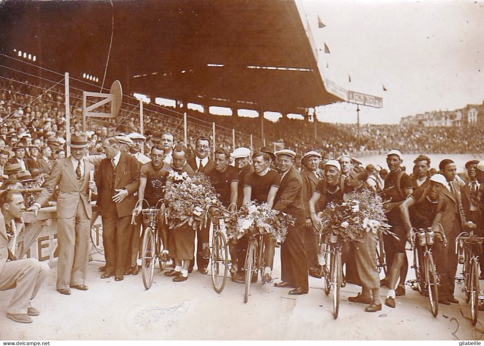 Photo Originale  - Cyclisme - Arrivée Du Tour De France Au Parc Des Princes - L'équipe Belge Victorieuse - Ciclismo