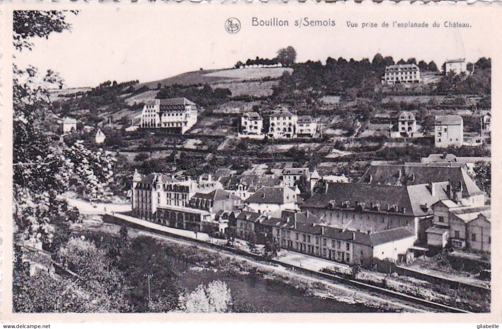 BOUILLON Sur SEMOIS - Vue Prise De L'esplanade Du Chateau - Bouillon
