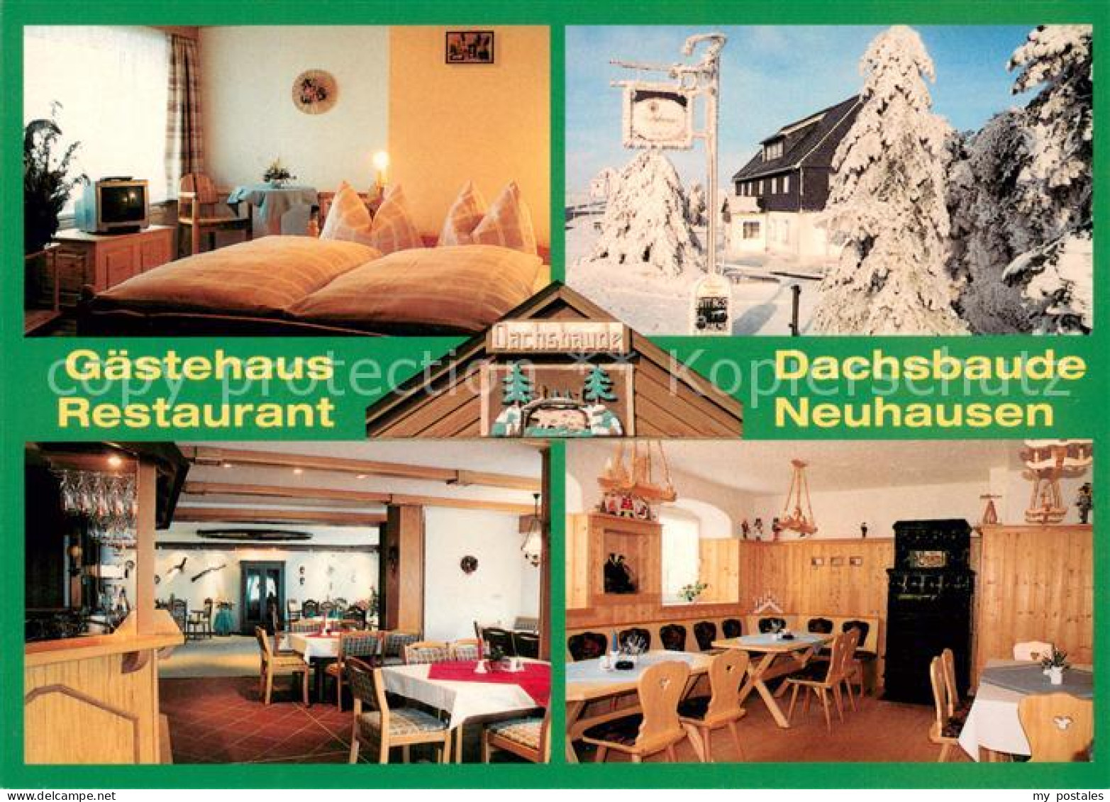 73654737 Neuhausen Erzgebirge Gaestehaus Restaurant Dachsbaude Fremdenzimmer Win - Neuhausen (Erzgeb.)