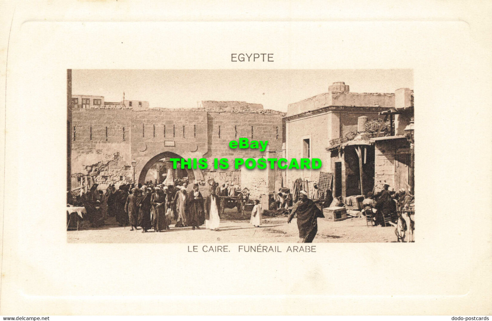 R568510 Egypte. Le Caire. Funerail Arabe. No. 12. L. And H. Cairo Postcard Trust - Mundo