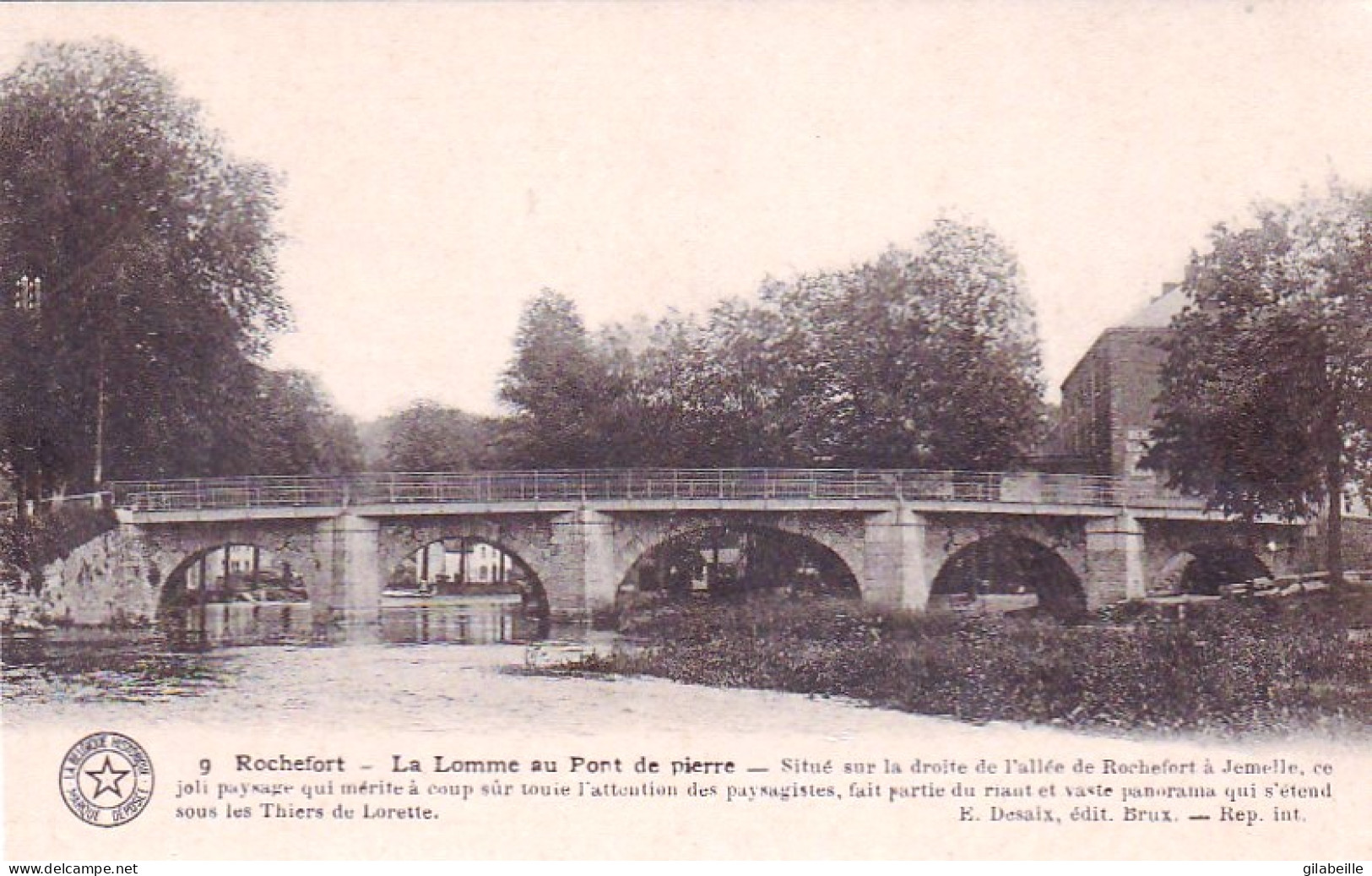 Namur - ROCHEFORT - La Lomme Au Pont De Pierre - Rochefort