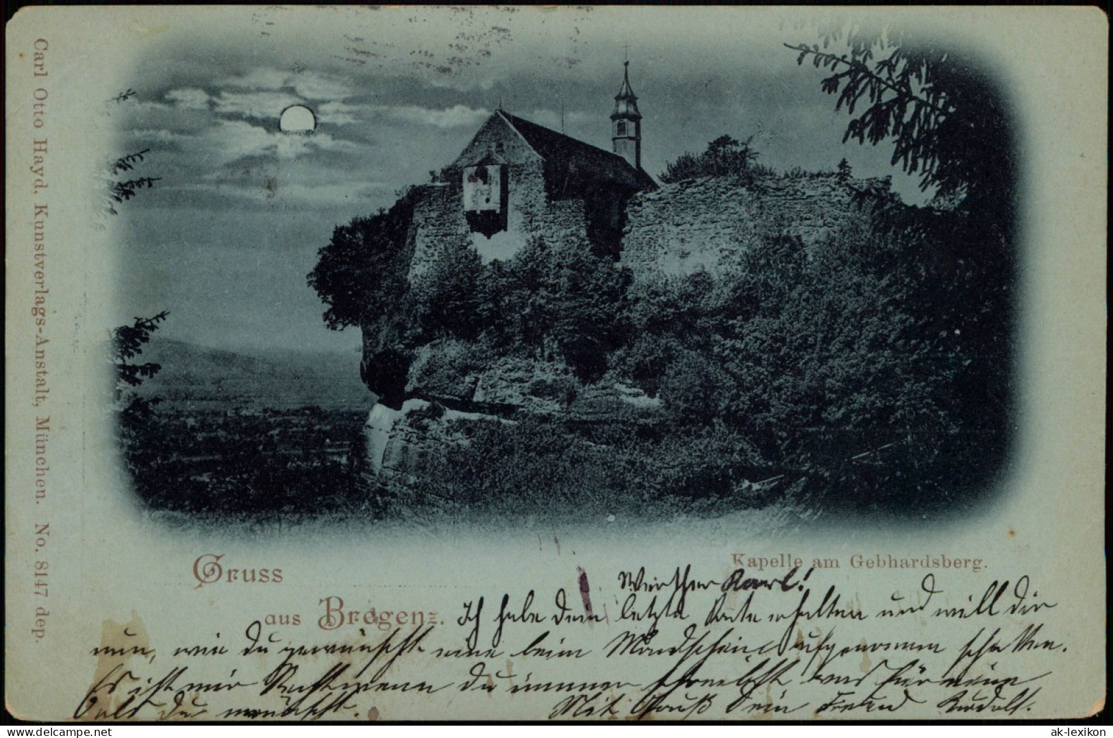 Ansichtskarte Bregenz Kapelle Am Gebhardsberg 1898 - Other & Unclassified