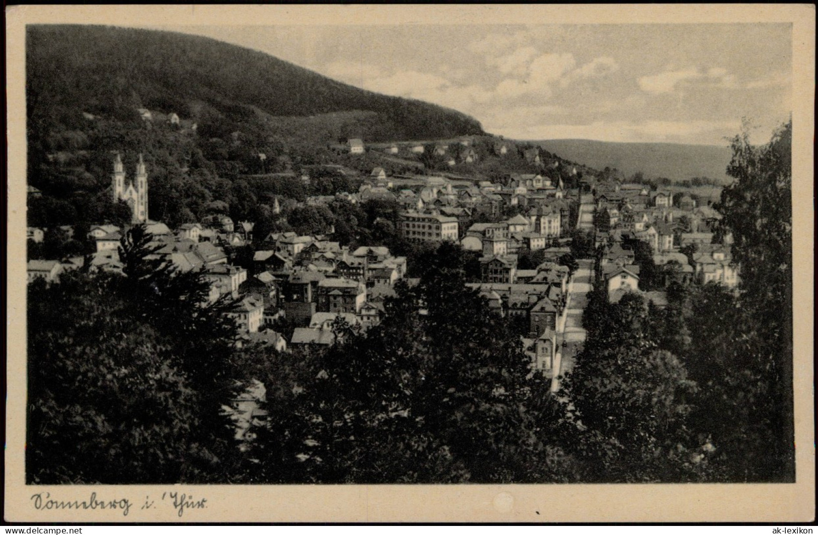 Ansichtskarte Sonneberg Panorama-Ansicht 1943 - Sonneberg