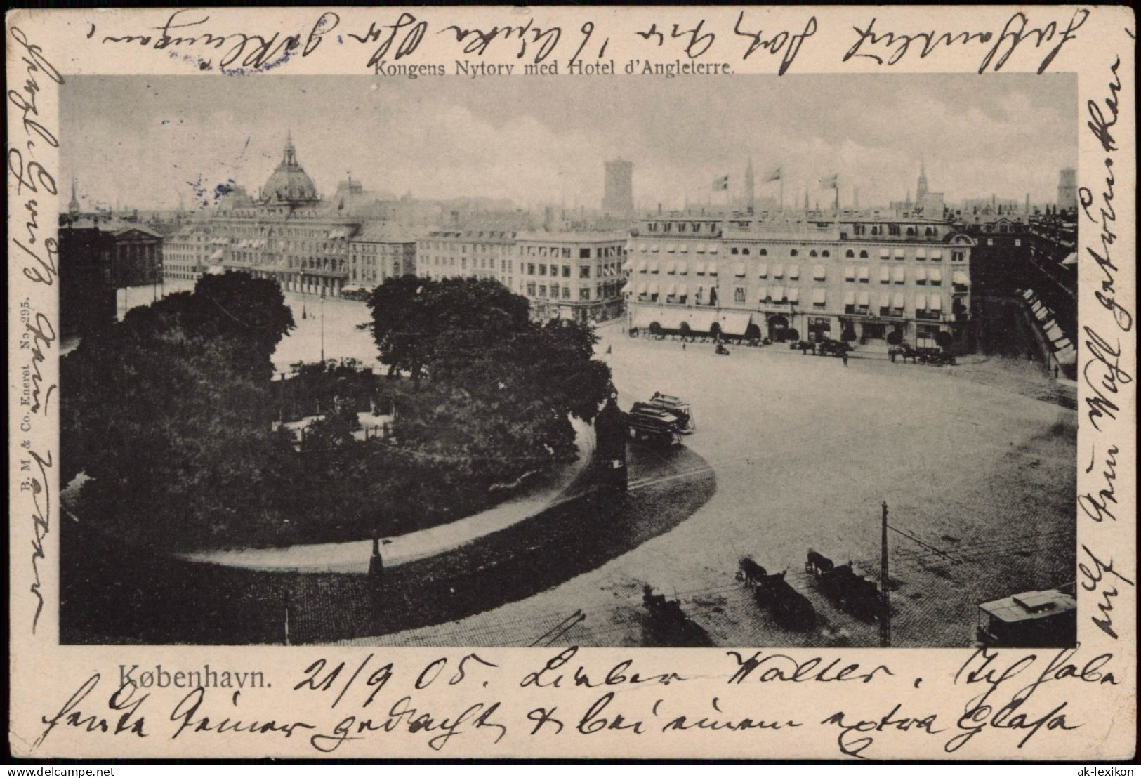 Kopenhagen København Königlicher Neuer Markt Und Hotel D'Angleterre 1905 - Dinamarca