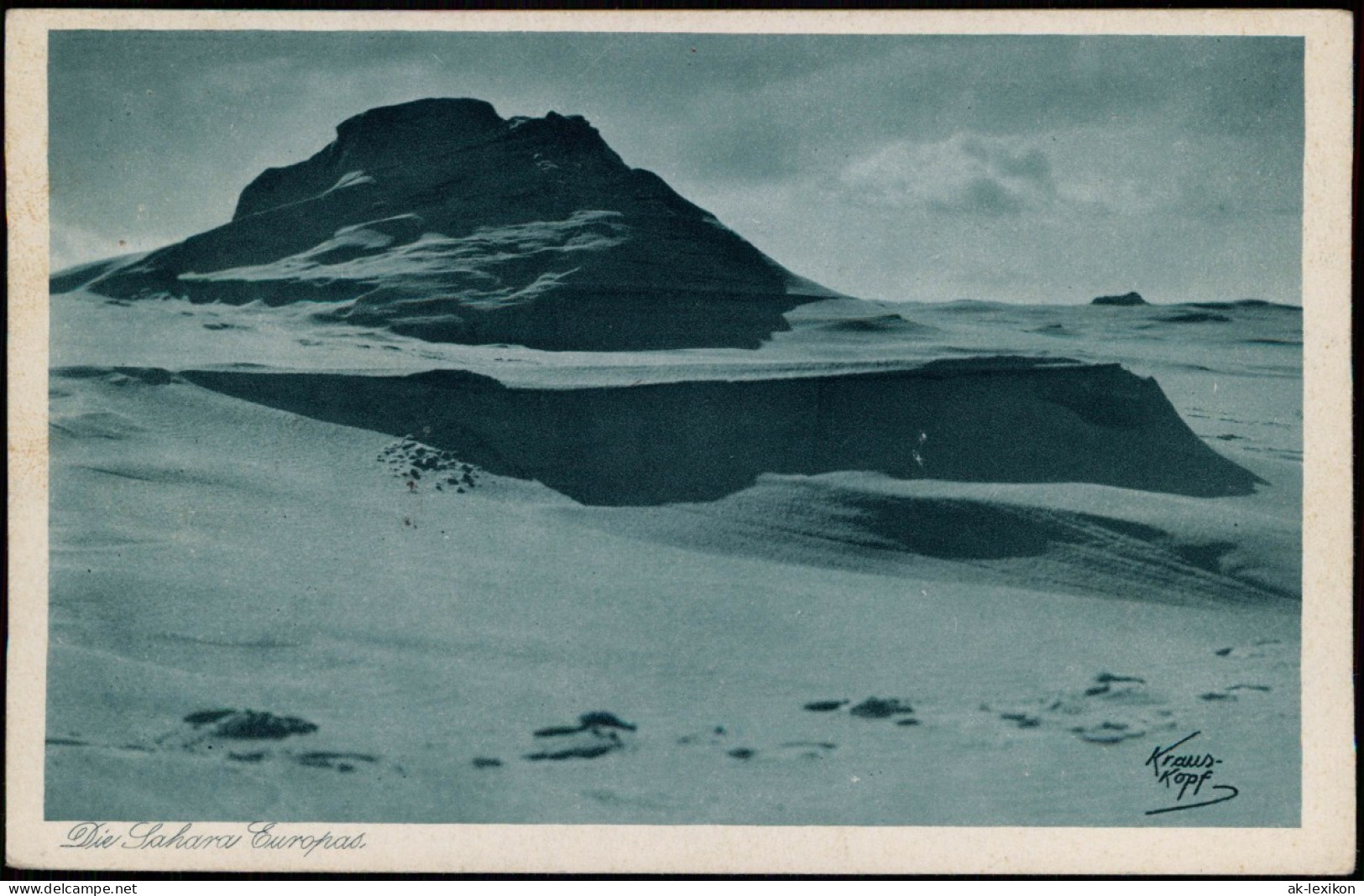 Postcard Sandkrug-Memel Smiltynė Klaipėda Die Sahara Europas 1938 - Ostpreussen