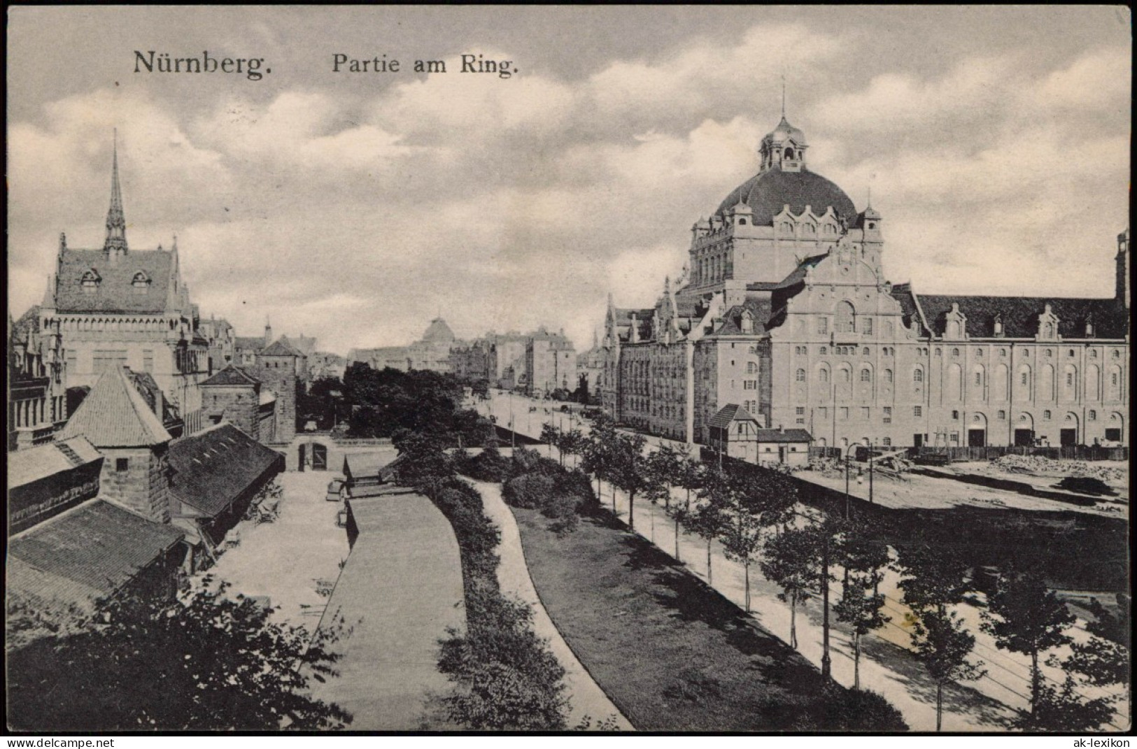 Ansichtskarte Nürnberg Partie Am Ring 1910 - Nuernberg