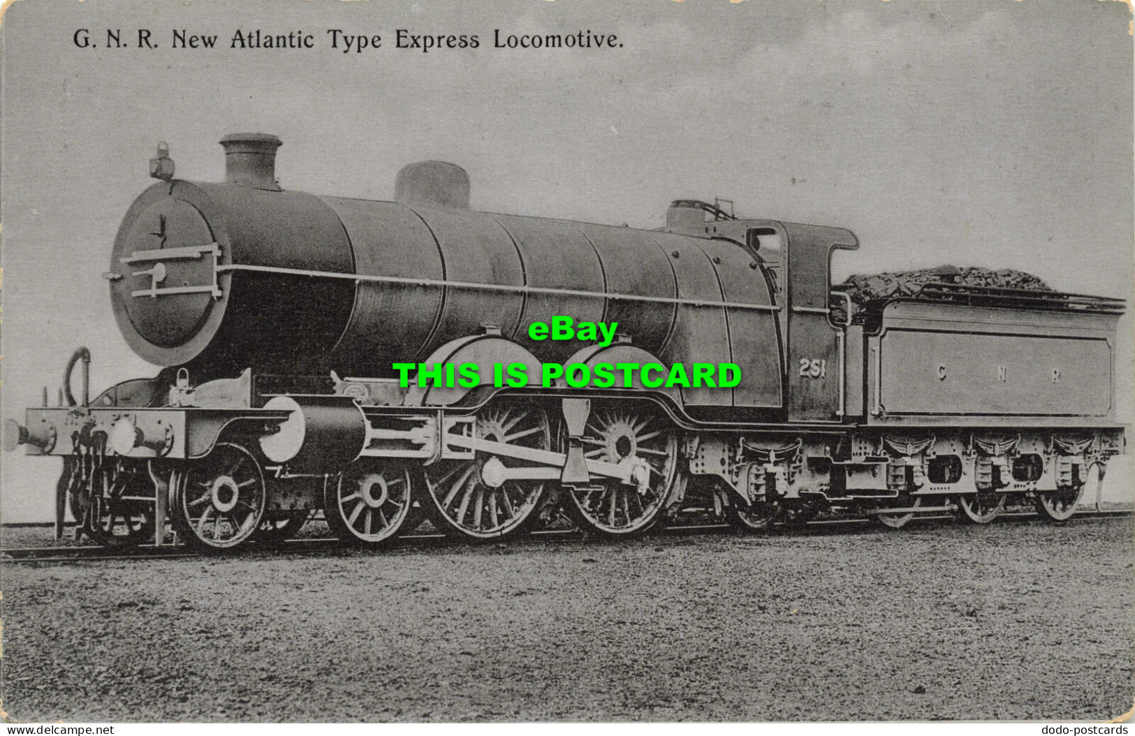 R569142 G. N. R. New Atlantic Type Express Locomotive. G. Smith - Mundo