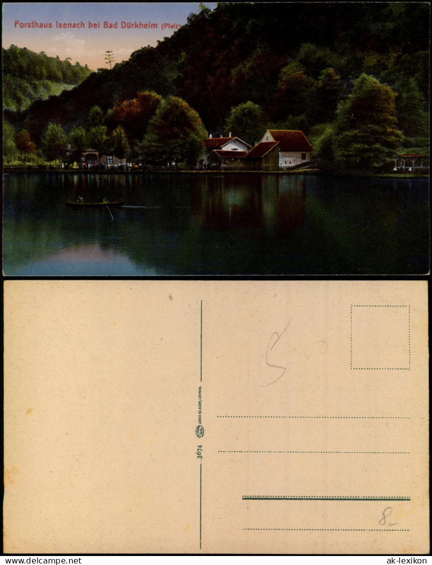 Ansichtskarte Bad Dürkheim Forsthaus Isenach 1915 - Bad Duerkheim