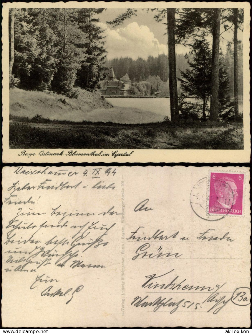 Ansichtskarte Selb (Bayern) Blumenthal Im Egertal 1944 - Selb