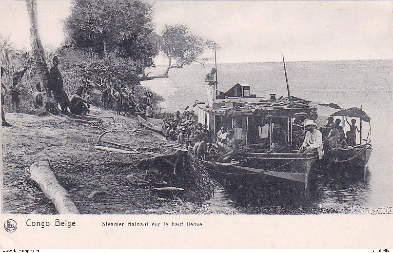 Congo Belge -  Steamer Hainaut Sur Le Haut Fleuve - Belgisch-Kongo