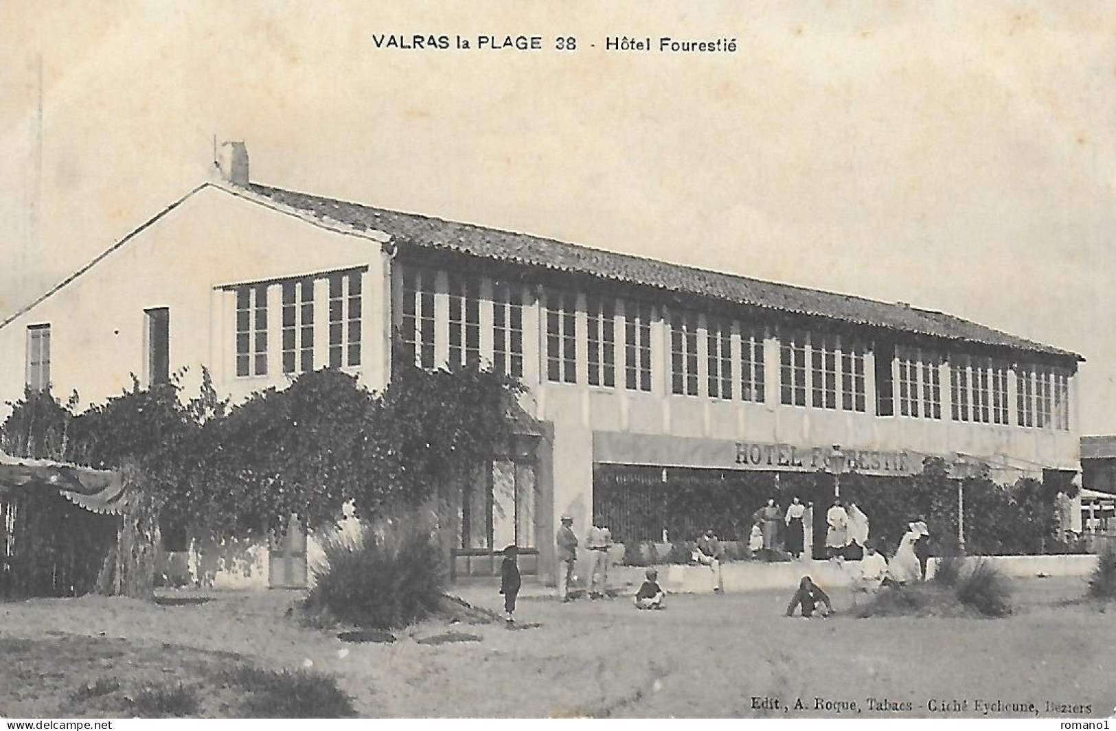 34)  VALRAS  La  PLAGE  -  Hotel Fourestié - Autres & Non Classés