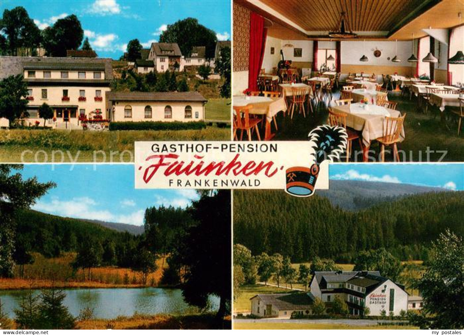 73654706 Thierbach Bad Steben Gasthof Pension Faunken Landschaftsschutzgebiet Fr - Bad Steben