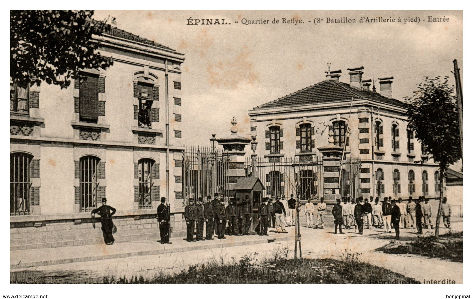 Epinal - Quartier De Reffye - 8° Bataillon D'Artillerie à Pied - Entrée (Testart) - Epinal