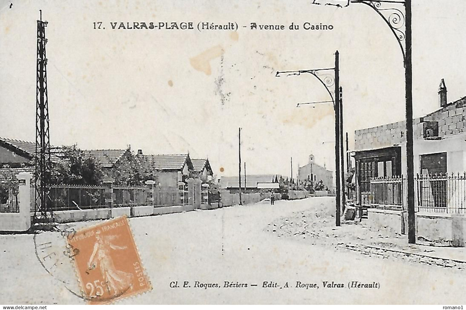 34)   VALRAS  PLAGE  -  Avenue Du Casino - Autres & Non Classés