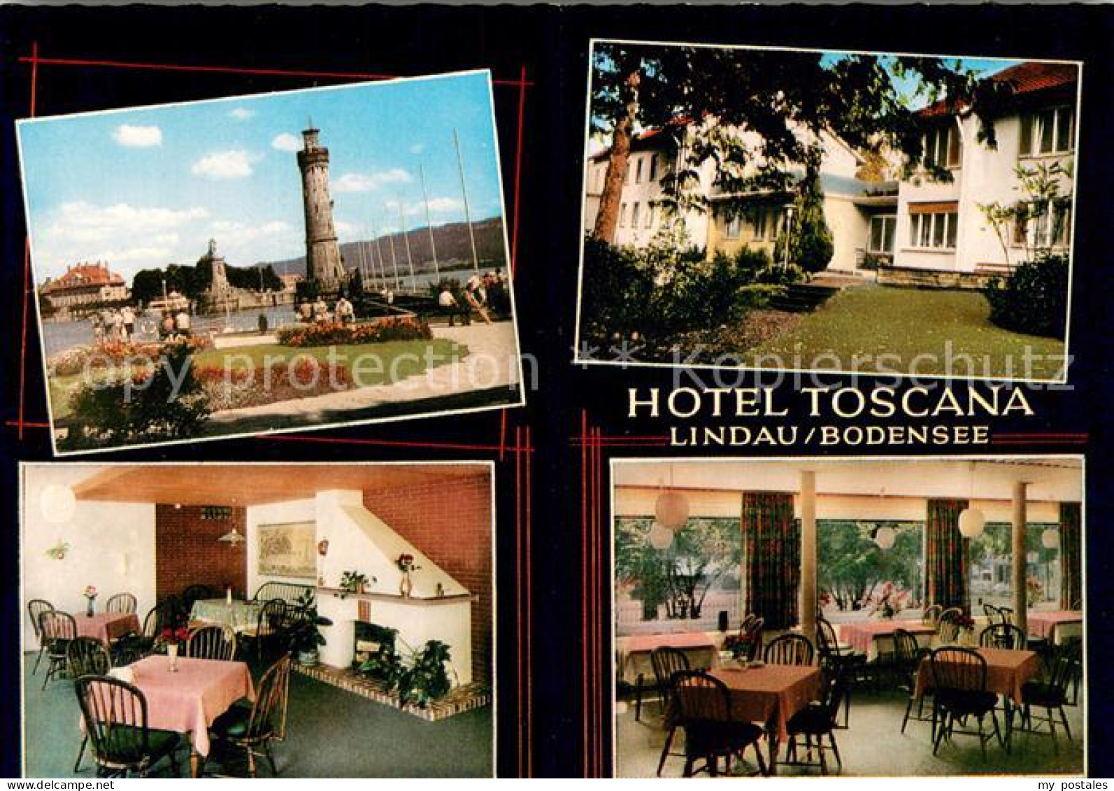 73654676 Lindau Bodensee Hotel Toscana Restaurant Hafen Leuchtturm Parkanlagen L - Lindau A. Bodensee