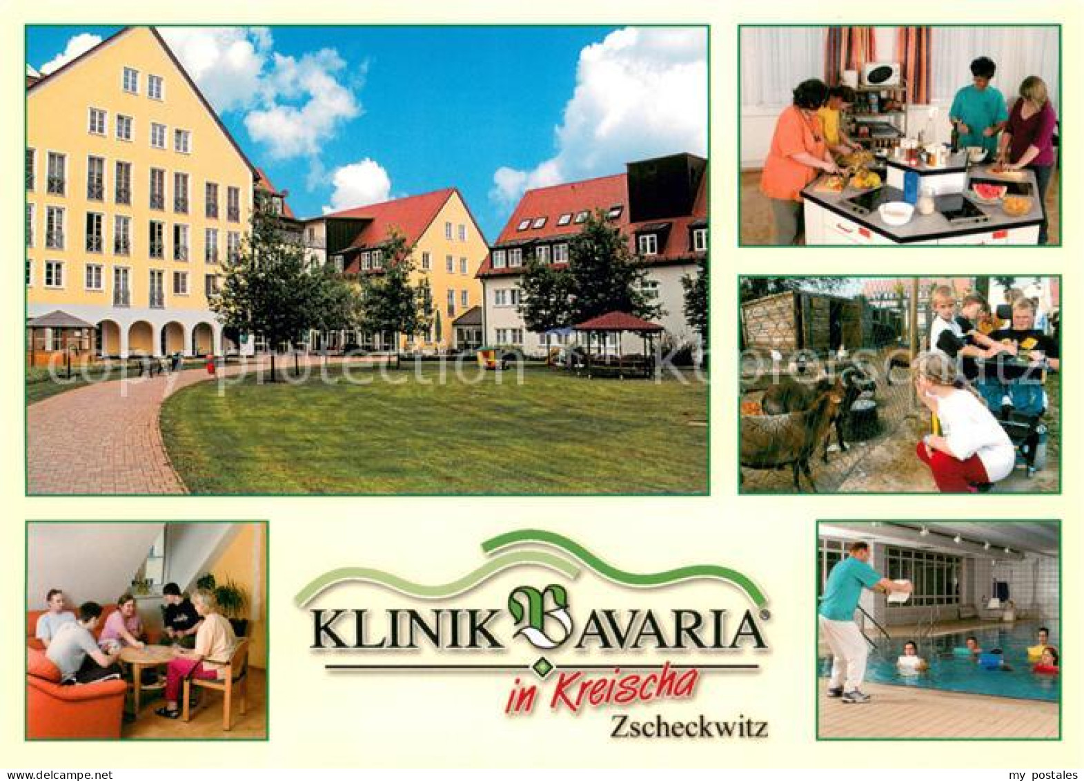 73654662 Zscheckwitz Kreischa Klinik Bavaria Rehabilitationszentrum Hallenbad Ti - Kreischa
