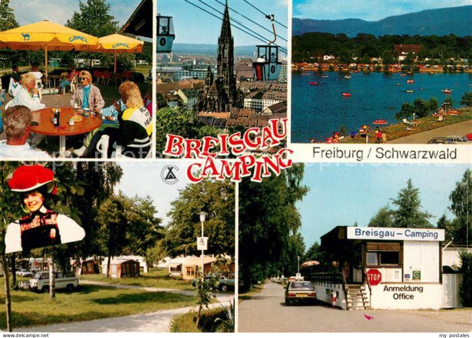 73654628 Freiburg Breisgau Breisgau Camping Anmeldung Garten Muenster Seepartie  - Freiburg I. Br.