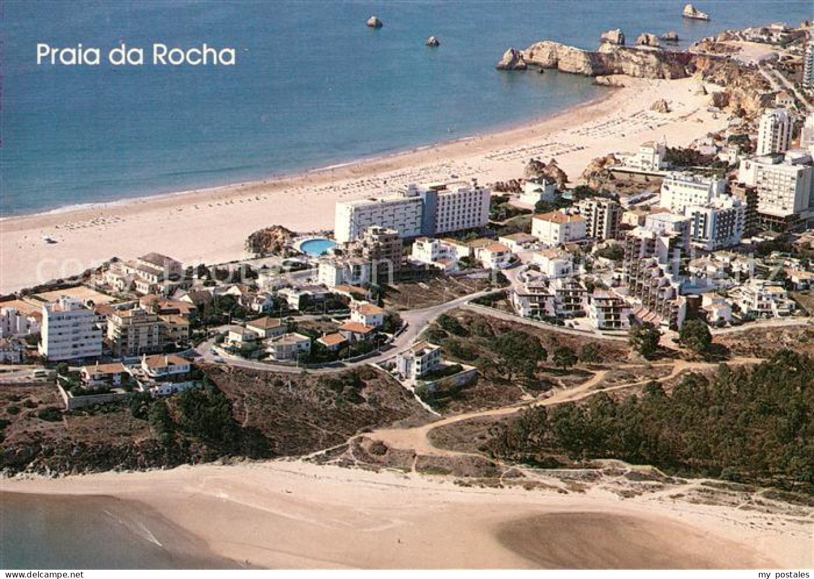 73654581 Praia Da Rocha Algarve Fliegeraufnahme Praia Da Rocha - Otros & Sin Clasificación