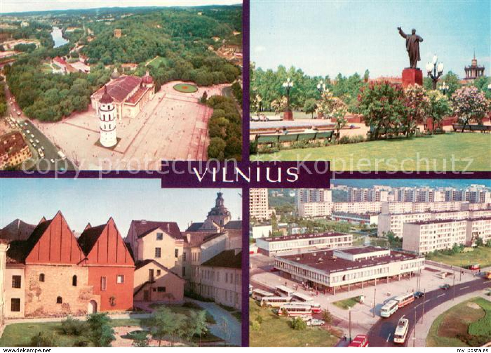 73654547 Vilnius Gedimino Aikste Senamiescio Fragmentas Lenino Aikste Zirmuny Gy - Litauen