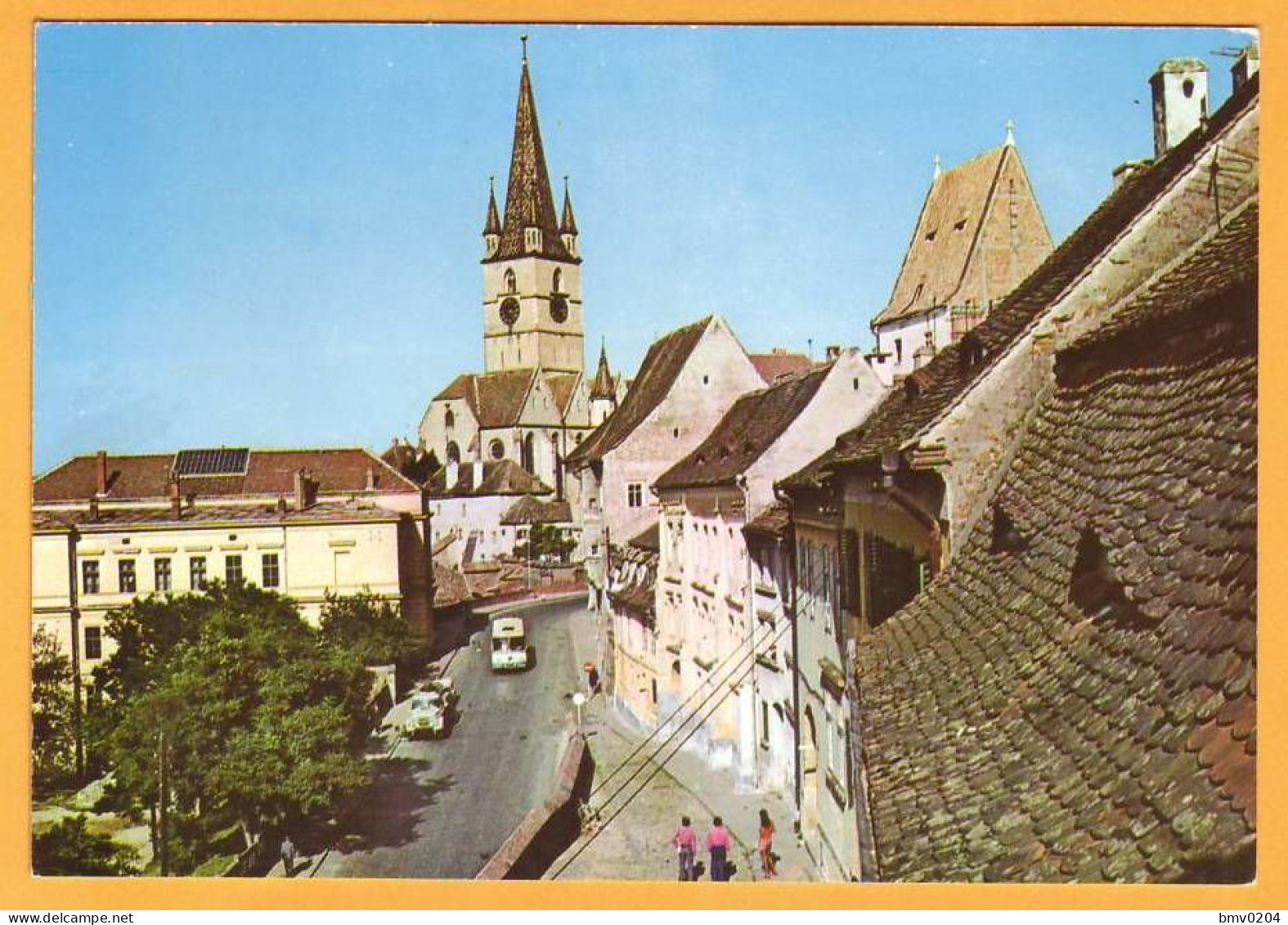 Romania. Rumyniya. Sibiu 14 postcards, architecture, nature