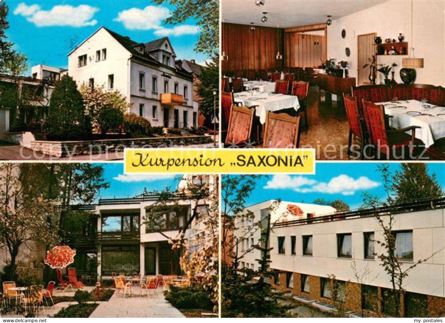 73654478 Bad Steben Kurpension Saxonia Restaurant Terrasse Bad Steben - Bad Steben