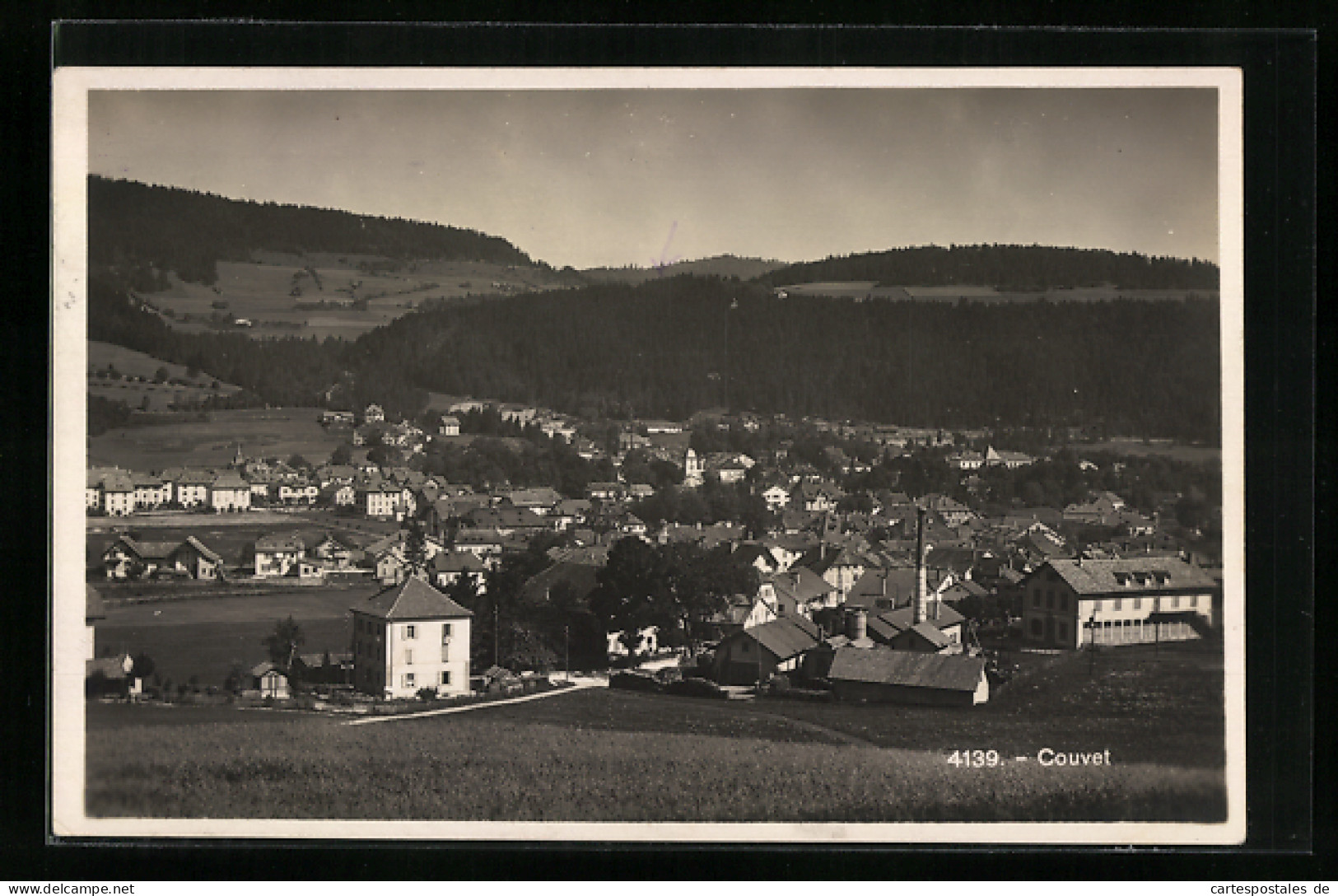 AK Couvet, Panoramablick Auf Den Ort  - Couvet