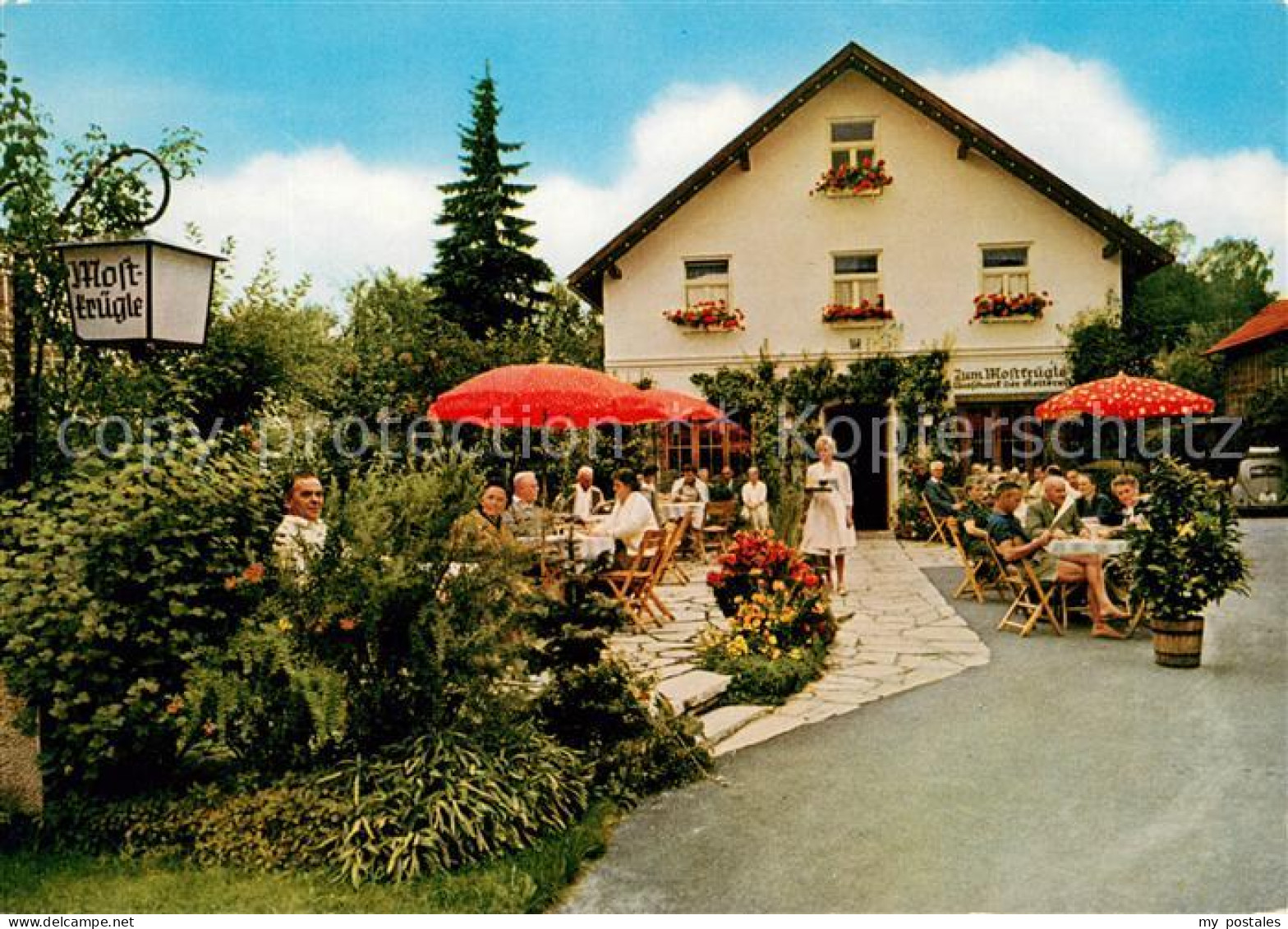 73654476 Bad Woerishofen Gaststaette Zum Mostkruegle Terrasse Bad Woerishofen - Bad Woerishofen