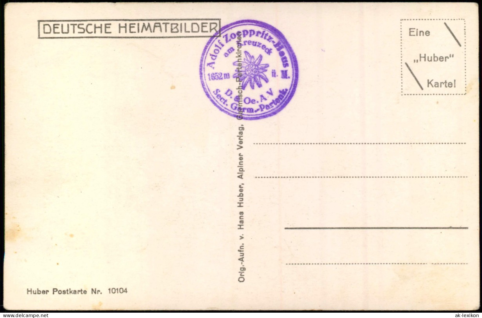 Garmisch-Partenkirchen   Kreuzeckhaus Liegestülle Sonnen 1934 - Garmisch-Partenkirchen