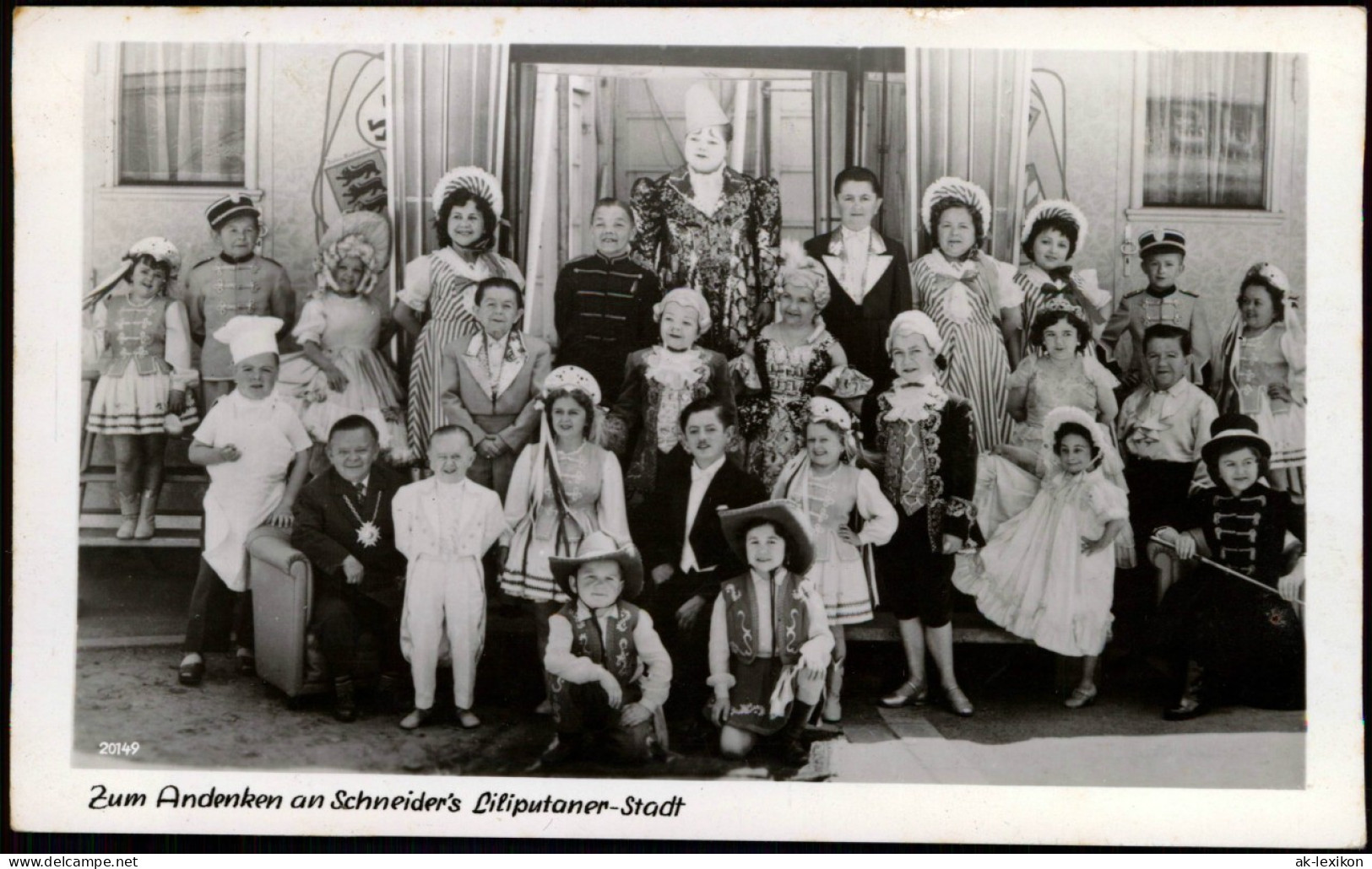 Ansichtskarte  Zum Andenken An Schneider's Liliputaner-Stadt 1968 - Circus