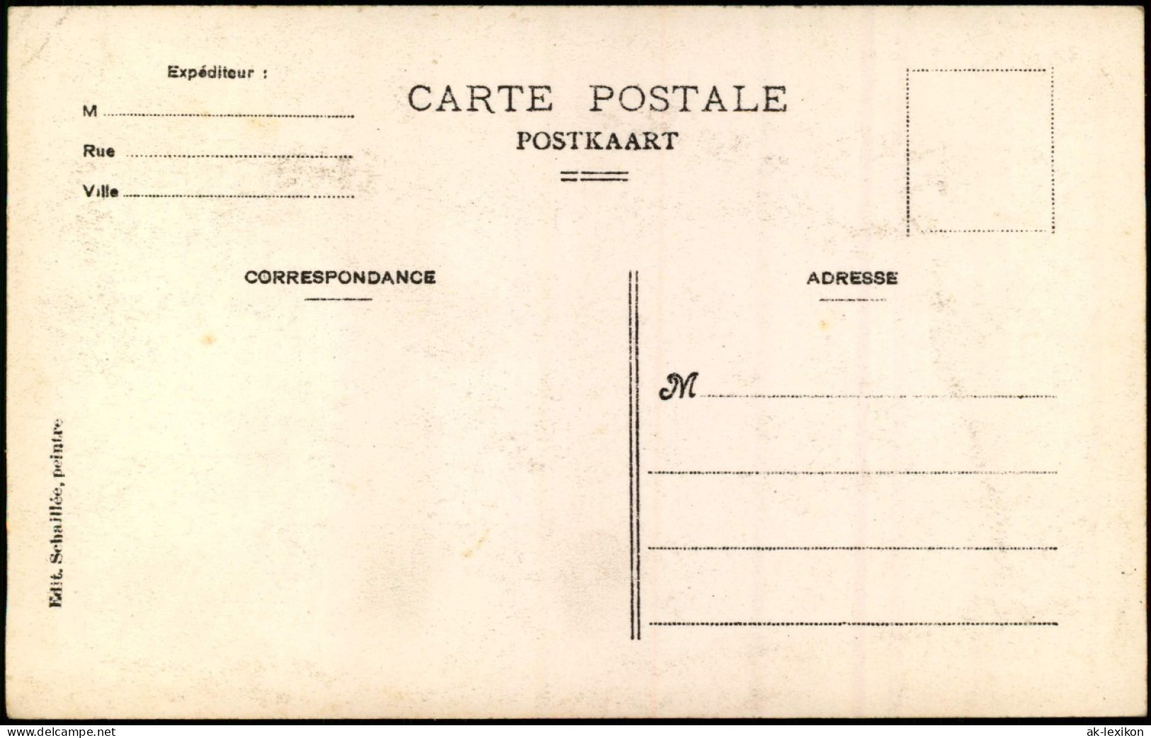 Postkaart Ternat Ternath Place De La Station. 1913 - Otros & Sin Clasificación