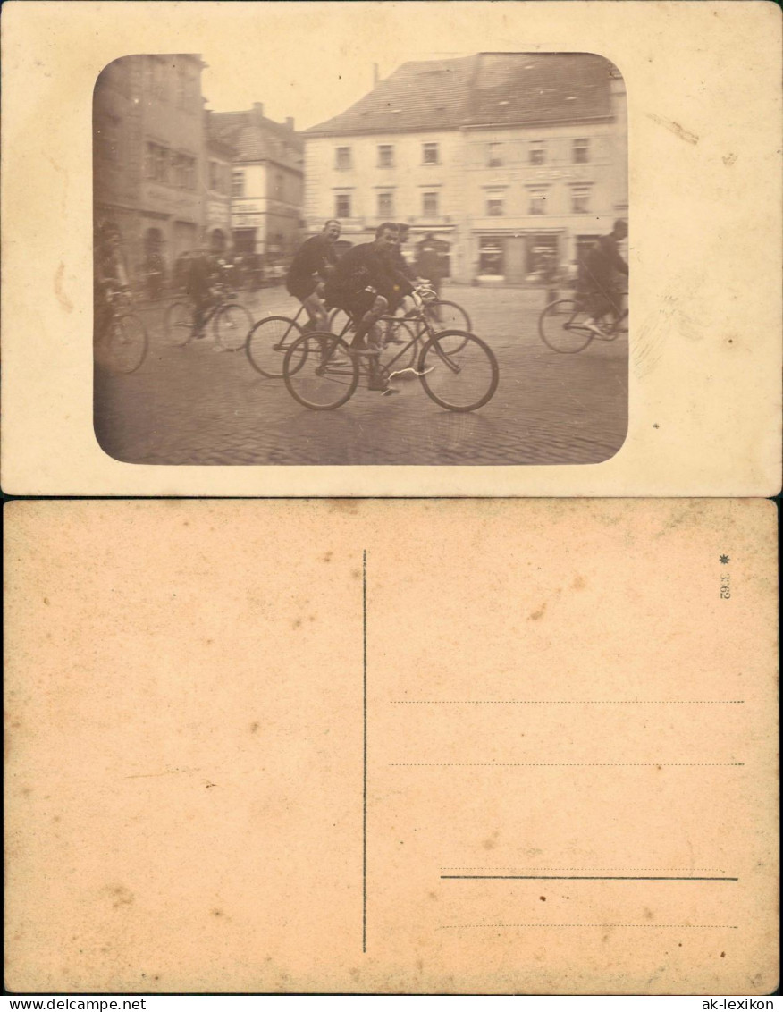 Ansichtskarte  Radsport Fahrrad Radrennen - Marktplatz 1926 - Andere & Zonder Classificatie