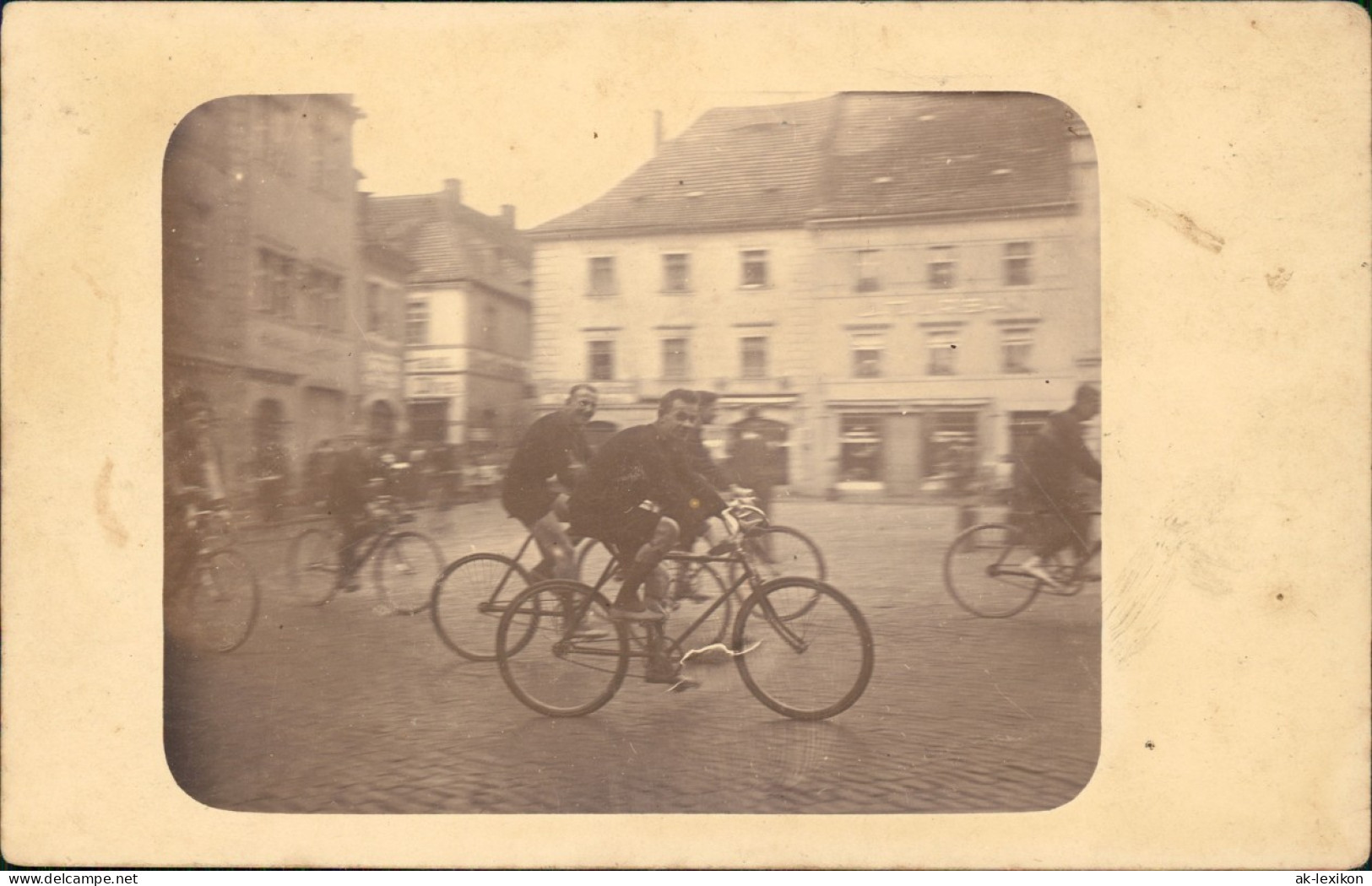 Ansichtskarte  Radsport Fahrrad Radrennen - Marktplatz 1926 - Sonstige & Ohne Zuordnung