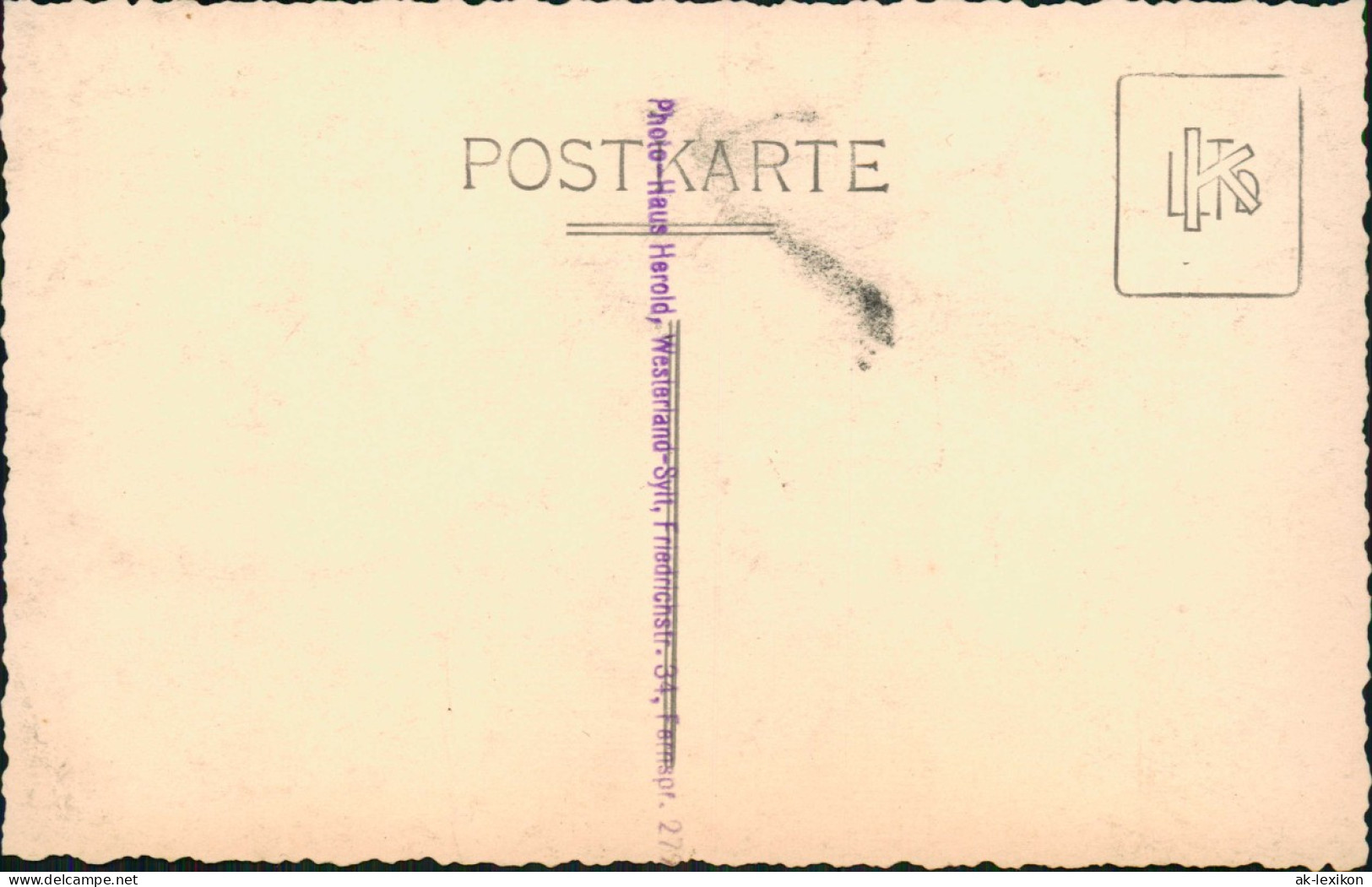 Ansichtskarte Westerland-Sylt Sturmflut An Der Promenade 1934 - Other & Unclassified