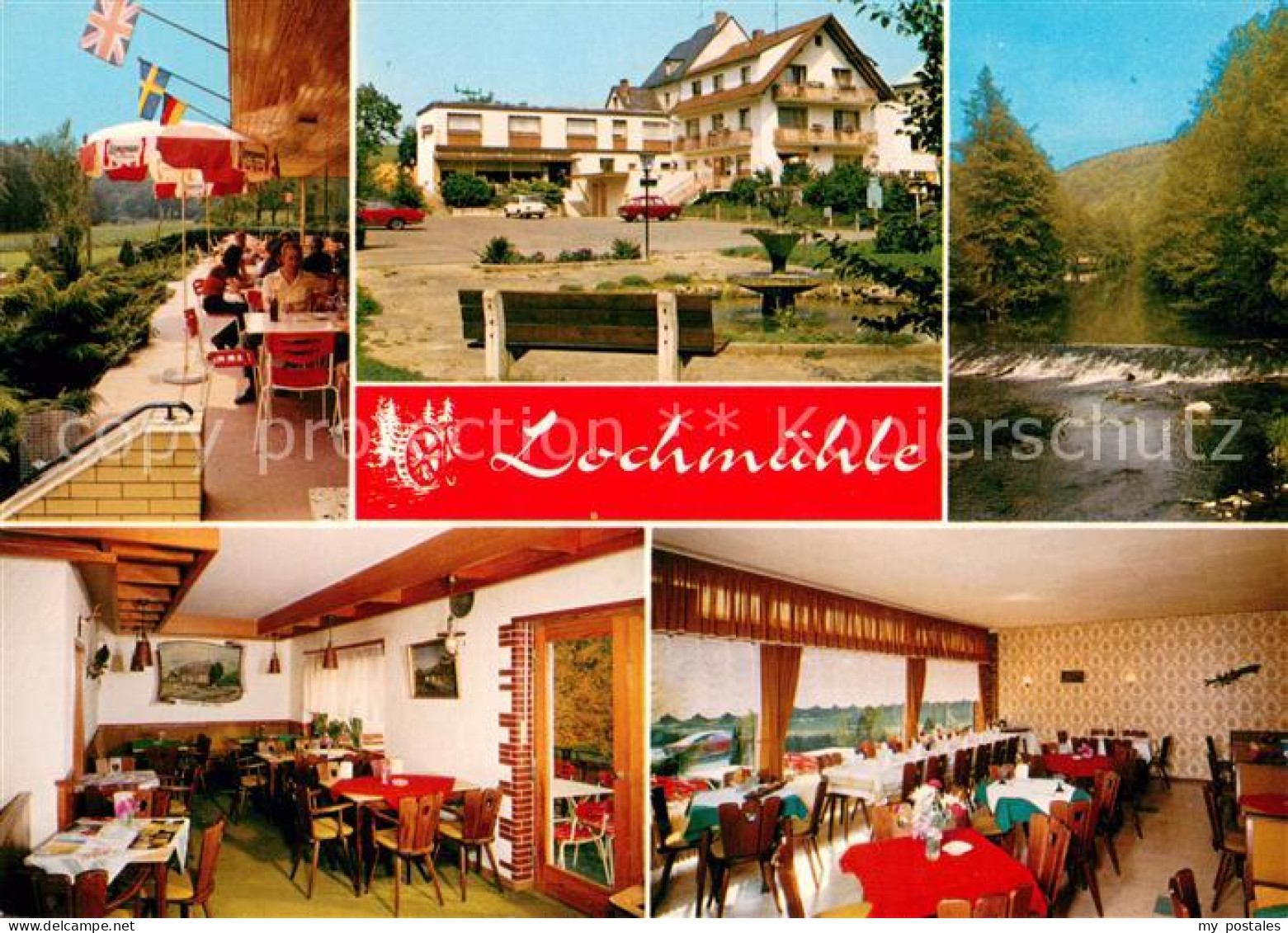 73654458 Oberzeuzheim Hotel Pension Lochmuehle Restaurant Cafe Wasserfall Oberze - Hadamar