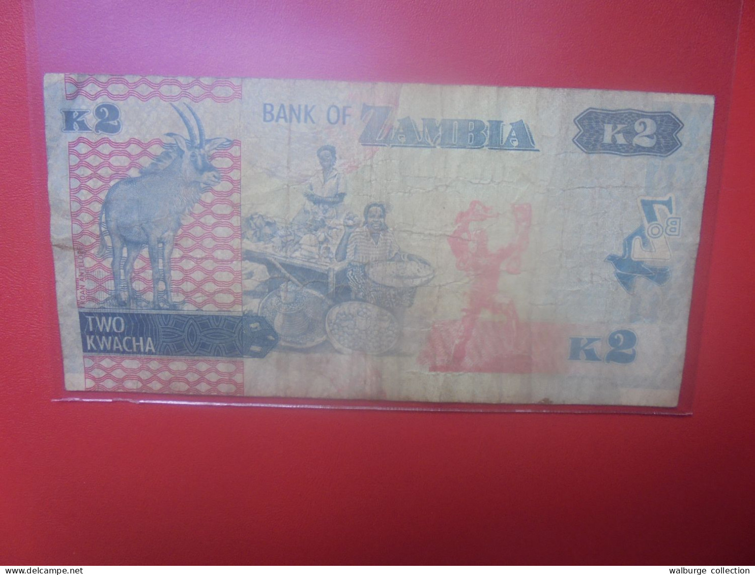 ZAMBIE 2 KWACHA 2015 Circuler (B.33) - Sambia